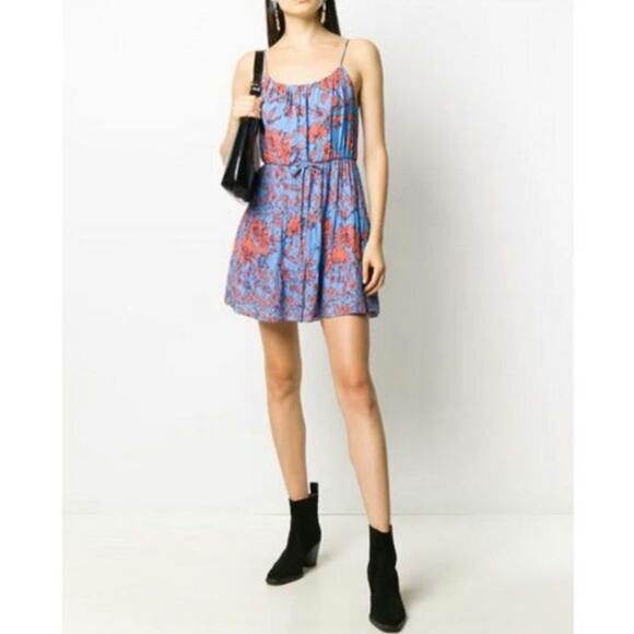 alice + olivia Cheyla Washed Crepe Mini‎ Dress Size Small - Picture 3 of 15
